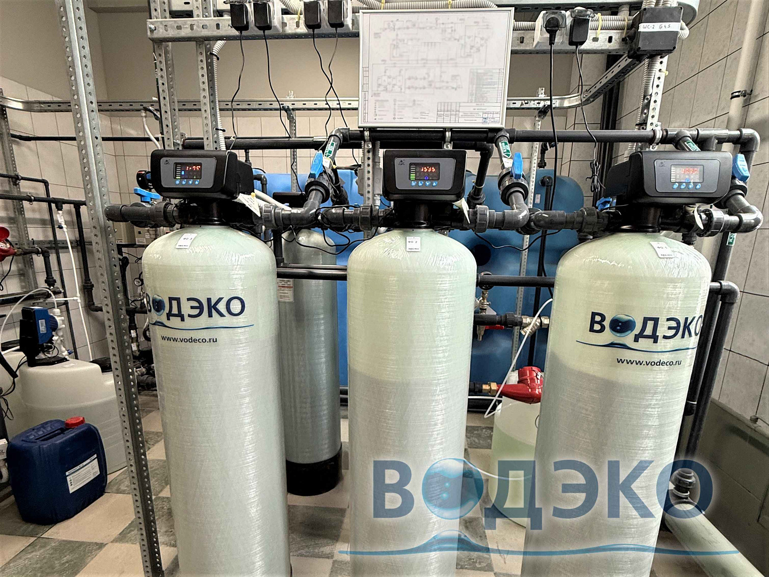 Водоподготовка на заводе по производству косметики